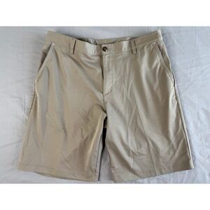 Adidas ClimaCool Golf Shorts Mens Size 36 Vented Beige Performance Athletic‎